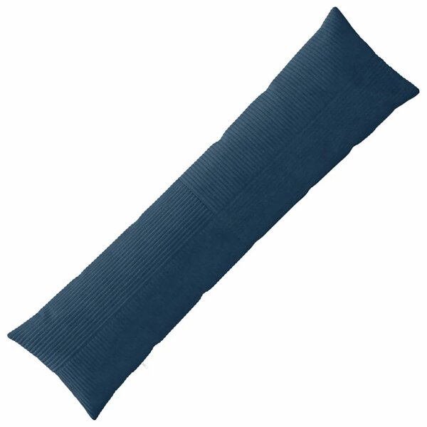 Presvlaka za jastuk ALMELO Mornarsko plava 40 x 145 cm Kord - Modra 40 x 145 cm 1