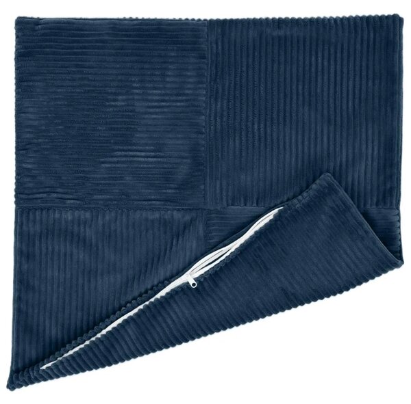 Presvlaka za jastuk 2 pcs ALMELO Mornarsko plava 30 x 30 cm - Modra 30 x 30 cm 2