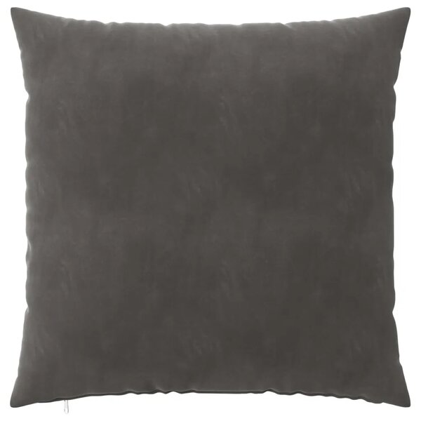 Presvlaka za jastuk 2 pcs HEERLEN Tamnosiva 80 x 80 cm Baršun - Tamnosiva 80 x 80 cm 2