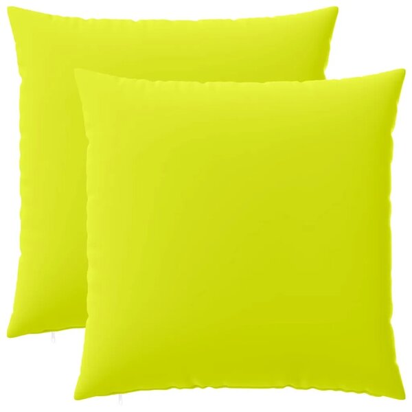 Presvlaka za jastuk 2 pcs HEERLEN Svijetlo zelena. 80 x 80 cm - Svjetlozelena 80 x 80 cm 2