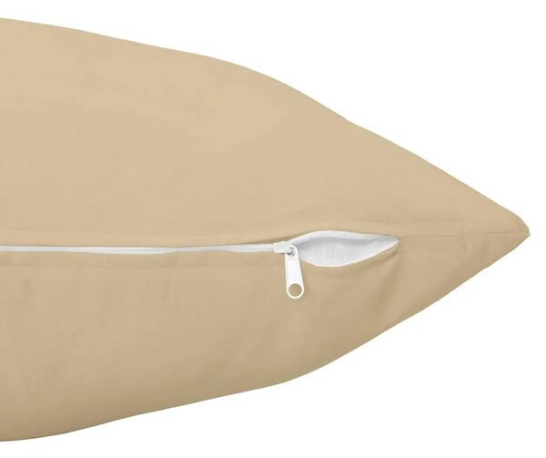 Presvlaka za jastuk 2 pcs HEERLEN Bež 80 x 80 cm Poliester - Bež 80 x 80 cm 2