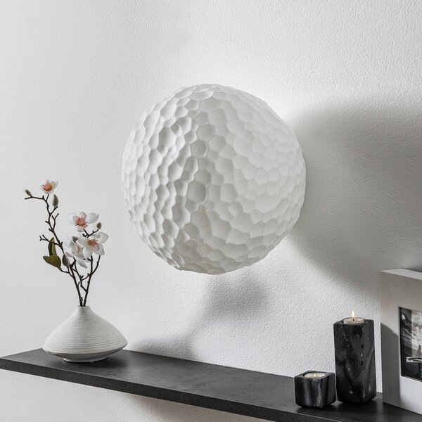 Zidne Svjetiljka Artemide, Meteorite, prigušiv, Bijela, Dnevna soba, Staklo, Dizajn