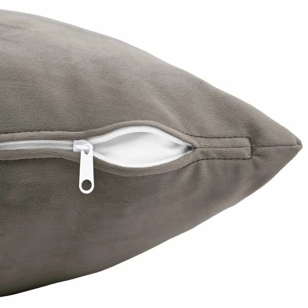 Presvlaka za jastuk 12 pcs HEERLEN Svjetlosiva 40 x 80 cm - Svjetlosiva 40 x 80 cm 12