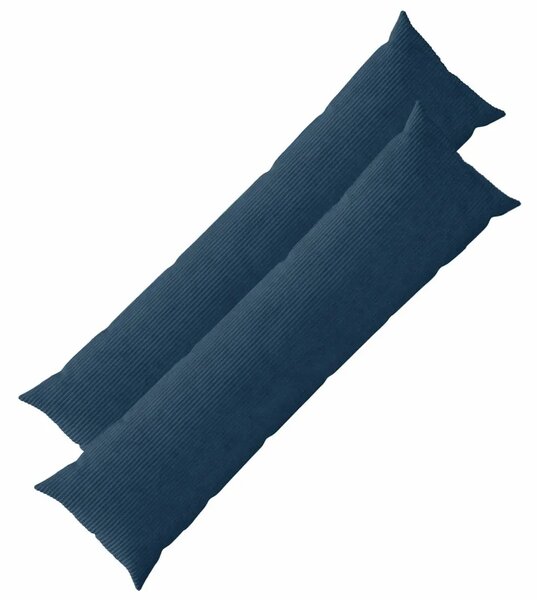 Presvlaka za jastuk 2 pcs HEERLEN Mornarsko plava 40 x 145 cm - Modra 40 x 145 cm 2