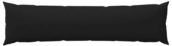 Presvlaka za jastuk HEERLEN Crna 40 x 145 cm Tkanina - Crna 40 x 145 cm 1