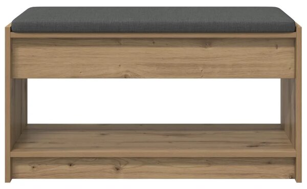 Klupa za cipele s jastučićem Hrast artisan 83 x 38 x 45 cm - 83 x 38 x 45 cm