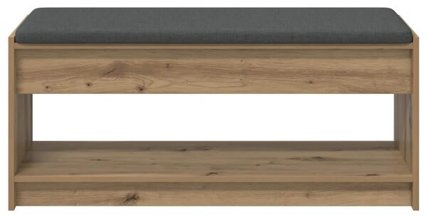 Klupa za cipele s jastučićem Hrast artisan 103 x 38 x 45 cm - 103 x 38 x 45 cm