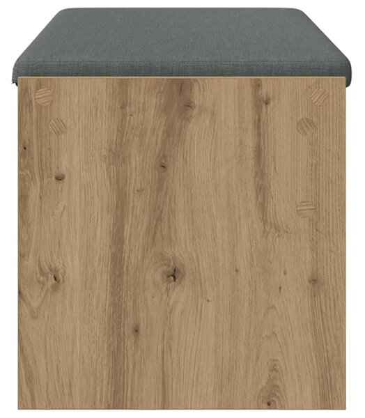 Klupa za cipele s jastučićem Hrast artisan 103 x 38 x 40 cm - 103 x 38 x 40 cm