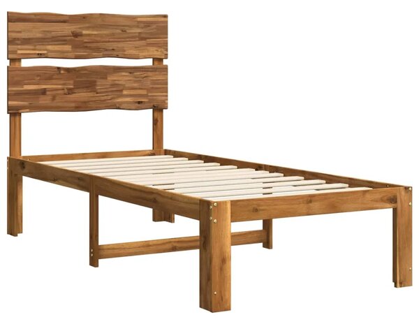 Krevet s uzglavljem ROSTOCK Prirodna 100 x 200 cm - Prirodna 100 x 200 cm