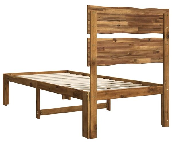 Krevet s uzglavljem ROSTOCK Prirodna 100 x 200 cm - Prirodna 100 x 200 cm
