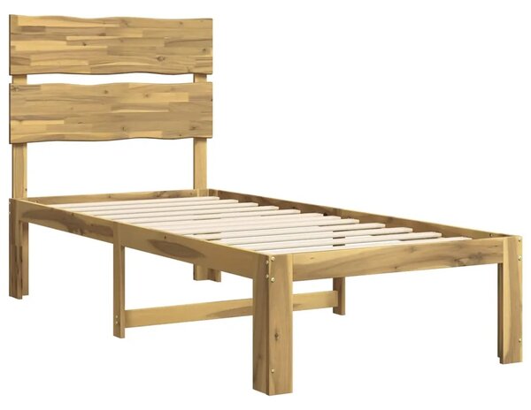 Krevet s uzglavljem ROSTOCK Bijela 75 x 190 cm - Bijela 75 x 190 cm