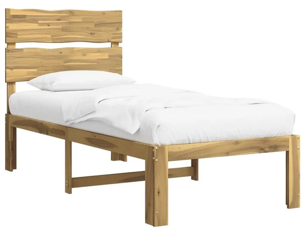 Krevet s uzglavljem ROSTOCK Bijela 75 x 190 cm - Bijela 75 x 190 cm