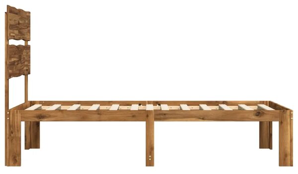 Krevet s uzglavljem ROSTOCK Prirodna 100 x 200 cm - Prirodna 100 x 200 cm