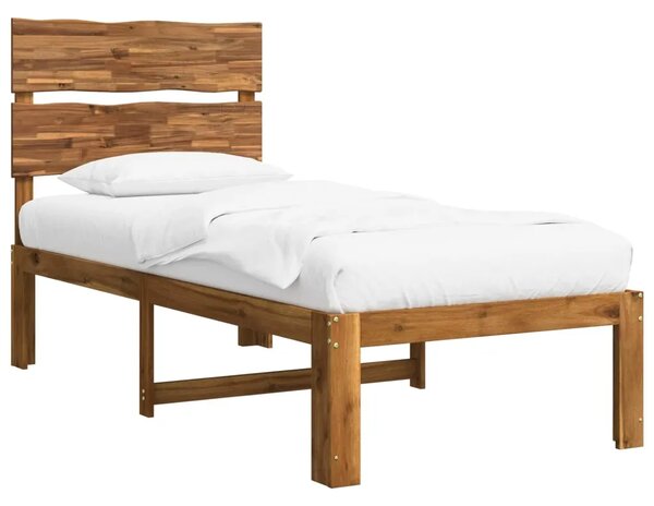 Krevet s uzglavljem ROSTOCK Prirodna 100 x 200 cm - Prirodna 100 x 200 cm