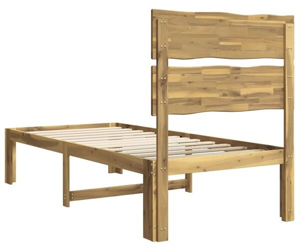 Krevet s uzglavljem ROSTOCK Bijela 75 x 190 cm - Bijela 75 x 190 cm