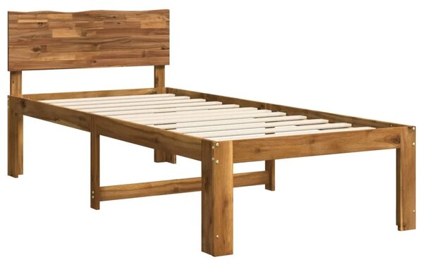 Krevet s uzglavljem ROSTOCK Prirodna 80 x 200 cm - Prirodna 80 x 200 cm