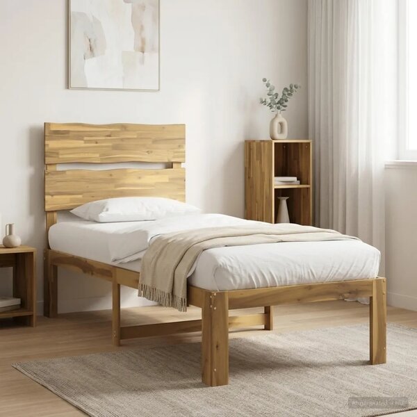 Krevet s uzglavljem ROSTOCK Bijela 90 x 190 cm - Bijela 90 x 190 cm