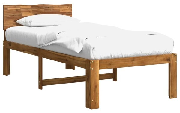 Krevet s uzglavljem ROSTOCK Prirodna 80 x 200 cm - Prirodna 80 x 200 cm
