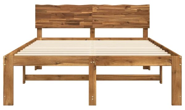Krevetni okvir s uzglavljem ROSTOCK Prirodna 140 x 200 cm - Prirodna 140 x 200 cm