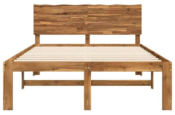 Krevetni okvir s uzglavljem ROSTOCK Prirodna 120 x 190 cm - Prirodna 120 x 190 cm