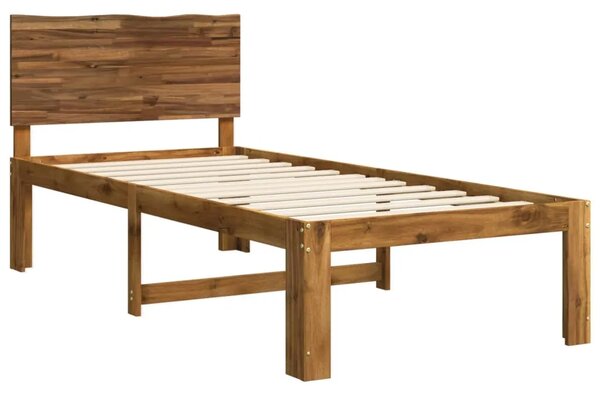 Krevet s uzglavljem ROSTOCK Prirodna 90 x 190 cm - Prirodna 90 x 190 cm