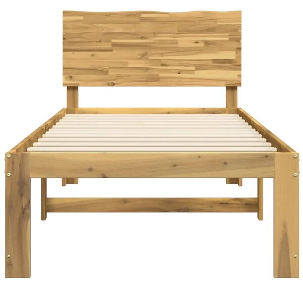 Krevet s uzglavljem ROSTOCK Bijela 75 x 190 cm - Bijela 75 x 190 cm