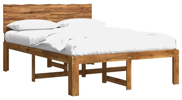 Krevetni okvir s uzglavljem ROSTOCK Prirodna 120 x 190 cm - Prirodna 120 x 190 cm