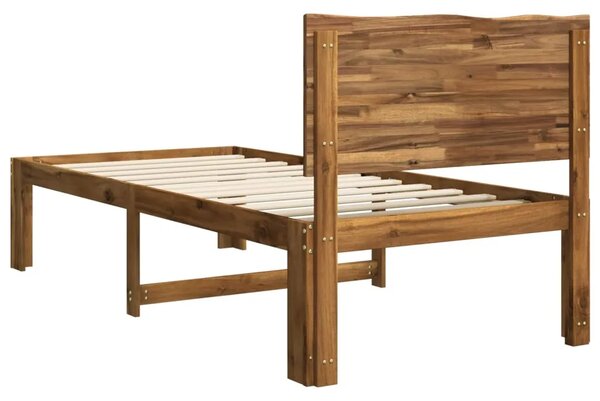 Krevet s uzglavljem ROSTOCK Prirodna 90 x 190 cm - Prirodna 90 x 190 cm