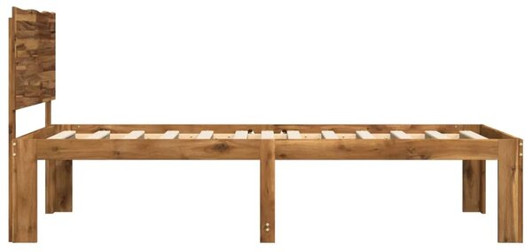 Krevet s uzglavljem ROSTOCK Prirodna 90 x 190 cm - Prirodna 90 x 190 cm
