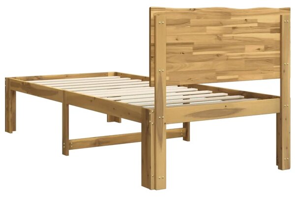 Krevet s uzglavljem ROSTOCK Bijela 75 x 190 cm - Bijela 75 x 190 cm