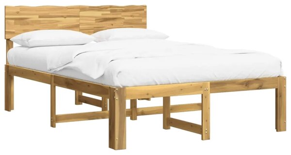 Krevetni okvir s uzglavljem ROSTOCK Bijela 140 x 190 cm - Bijela 140 x 190 cm