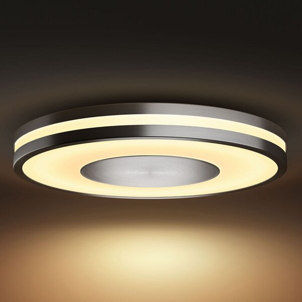 Philips Hue White Ambiance Being stropna svjetiljka aluminij, prigušiva, Metalik, Dnevni boravak/blagovaonica, Metal