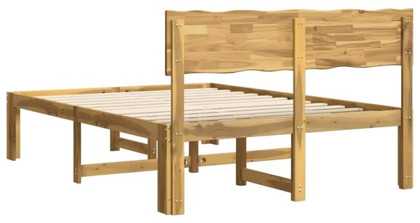 Krevetni okvir s uzglavljem ROSTOCK Bijela 140 x 190 cm - Bijela 140 x 190 cm