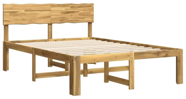 Krevetni okvir s uzglavljem ROSTOCK Bijela 140 x 190 cm - Bijela 140 x 190 cm