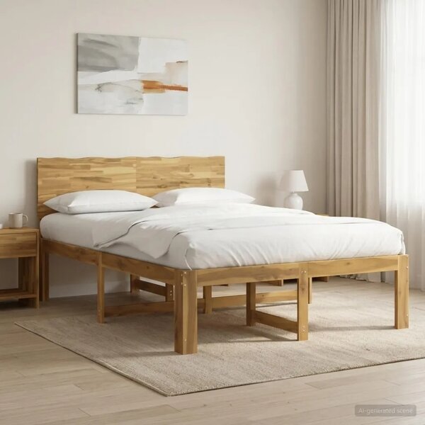 Krevetni okvir s uzglavljem ROSTOCK Bijela 120 x 190 cm - Bijela 120 x 190 cm