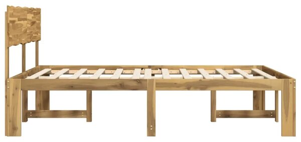 Krevetni okvir s uzglavljem ROSTOCK Bijela 140 x 190 cm - Bijela 140 x 190 cm