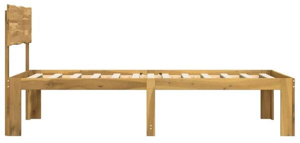 Krevet s uzglavljem ROSTOCK Bijela 100 x 200 cm - Bijela 100 x 200 cm