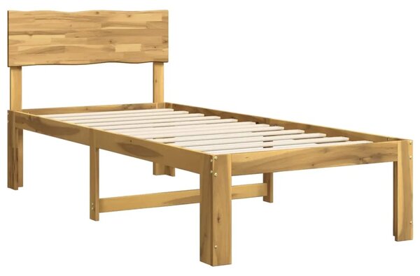 Krevet s uzglavljem ROSTOCK Bijela 100 x 200 cm - Bijela 100 x 200 cm