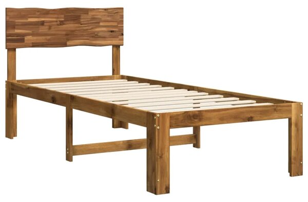 Krevet s uzglavljem ROSTOCK Prirodna 90 x 190 cm - Prirodna 90 x 190 cm
