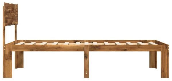 Krevet s uzglavljem ROSTOCK Prirodna 90 x 190 cm - Prirodna 90 x 190 cm