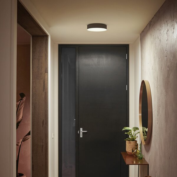 Stropne Svjetiljka Philips Hue, Philips Hue, prigušiv, Crno, Dnevna soba, Metal, Moderan