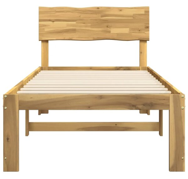 Krevet s uzglavljem ROSTOCK Bijela 100 x 200 cm - Bijela 100 x 200 cm