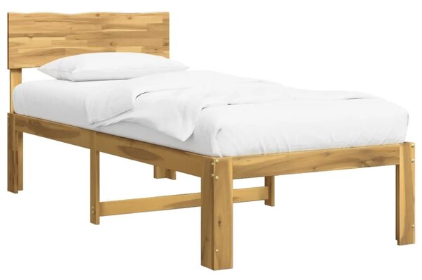 Krevet s uzglavljem ROSTOCK Bijela 100 x 200 cm - Bijela 100 x 200 cm