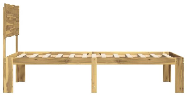 Krevetni okvir s uzglavljem ROSTOCK Bijela 120 x 190 cm - Bijela 120 x 190 cm