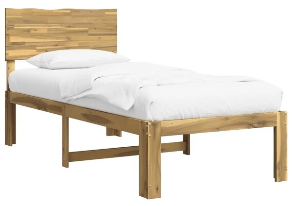 Krevet s uzglavljem ROSTOCK Bijela 75 x 190 cm - Bijela 75 x 190 cm