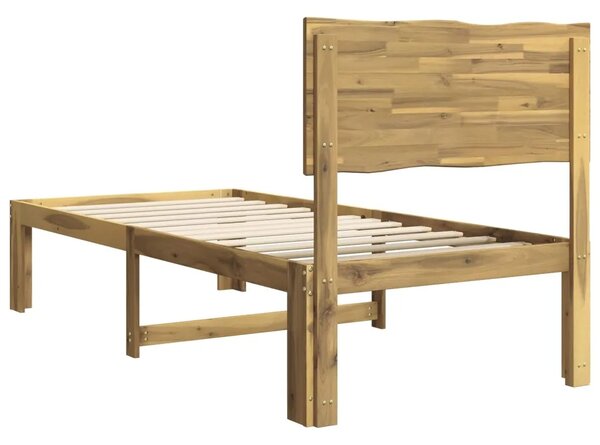 Krevet s uzglavljem ROSTOCK Bijela 75 x 190 cm - Bijela 75 x 190 cm