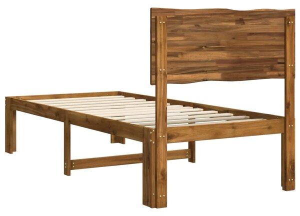 Krevet s uzglavljem ROSTOCK Prirodna 75 x 190 cm - Prirodna 75 x 190 cm