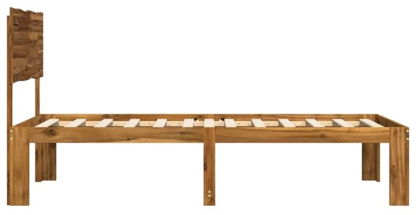 Krevet s uzglavljem ROSTOCK Prirodna 75 x 190 cm - Prirodna 75 x 190 cm