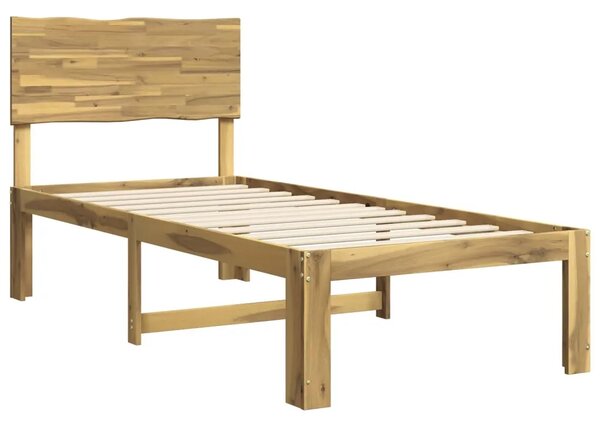 Krevet s uzglavljem ROSTOCK Bijela 75 x 190 cm - Bijela 75 x 190 cm