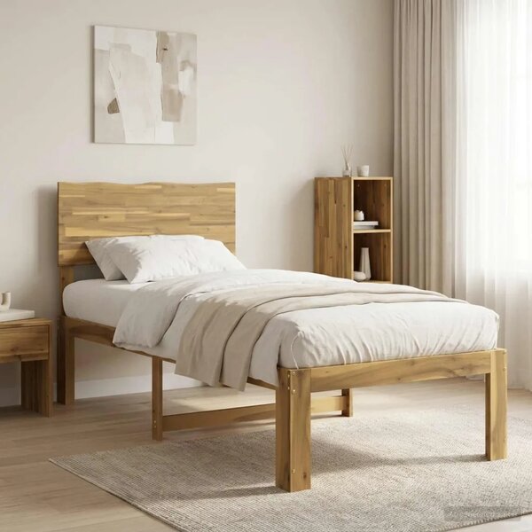 Krevet s uzglavljem ROSTOCK Bijela 80 x 200 cm - Bijela 80 x 200 cm
